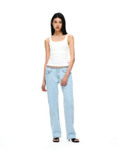Load image into Gallery viewer, [韩国] Verish Cotton Rib Square Neck Bra Top
