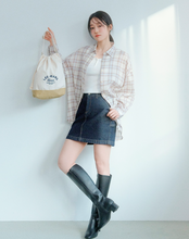 Load image into Gallery viewer, [韩国] LEE 56 抽绳水桶包
