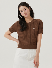 Load image into Gallery viewer, [韩国] LEE 67 麻花针织上衣
