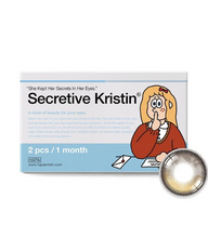 Load image into Gallery viewer, [Hapa Kristin] 月抛 Secretive Kristin Big Plus (13.8)
