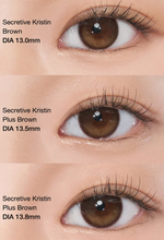 Load image into Gallery viewer, [Hapa Kristin] 月抛 Secretive Kristin Big Plus (13.8)
