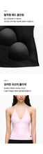 Load image into Gallery viewer, [韩国] Verish Soft Cotton Deep V-Neck Halter Bra Top
