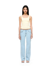Load image into Gallery viewer, [韩国] Verish Cotton Rib Square Neck Bra Top
