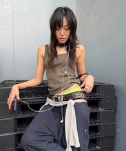 Load image into Gallery viewer, [韩国] Verish Cotton Rib Square Neck Bra Top
