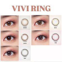 Load image into Gallery viewer, [Olens] 月抛 Vivi Ring Pink/Beige
