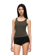 Load image into Gallery viewer, [韩国] Verish Cotton Rib U-Neck Bra Top
