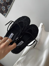 Load image into Gallery viewer, [韩国] Crystal Mesh Flat 渔网碎钻鞋
