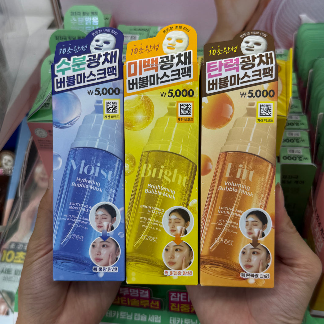 [韩国Daiso] Cure Rest 免洗泡泡面膜