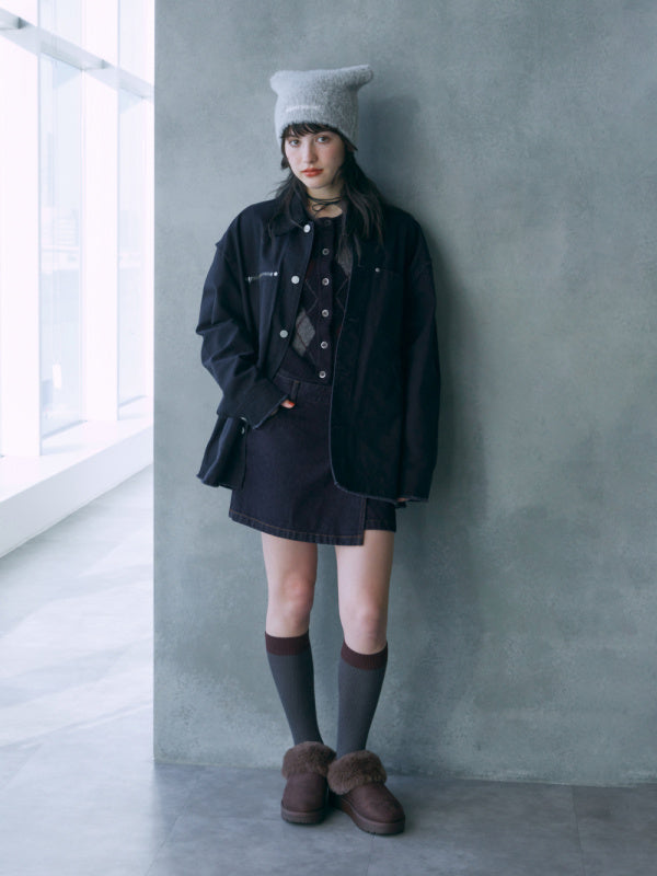 [日本] GU 17 仿羊毛鞋