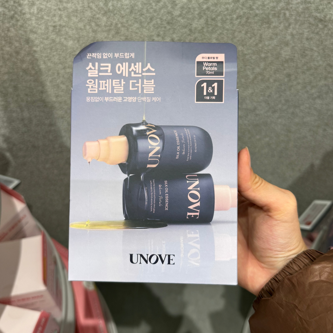 [韩国] Unove 蛋白护发精油套组