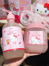 Load image into Gallery viewer, [韩国] Plu x Hello Kitty 磨砂沐浴露
