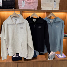 Load image into Gallery viewer, [韩国] Marithe 128 男女同款经典LOGO半拉链卫衣
